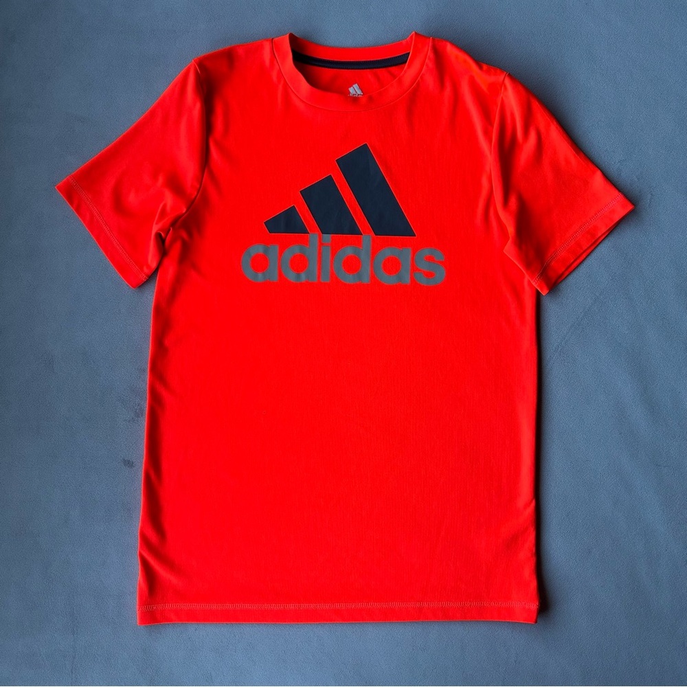 Adidas ~ Athletic Tee ~ Youth Medium ~ Neon Orange